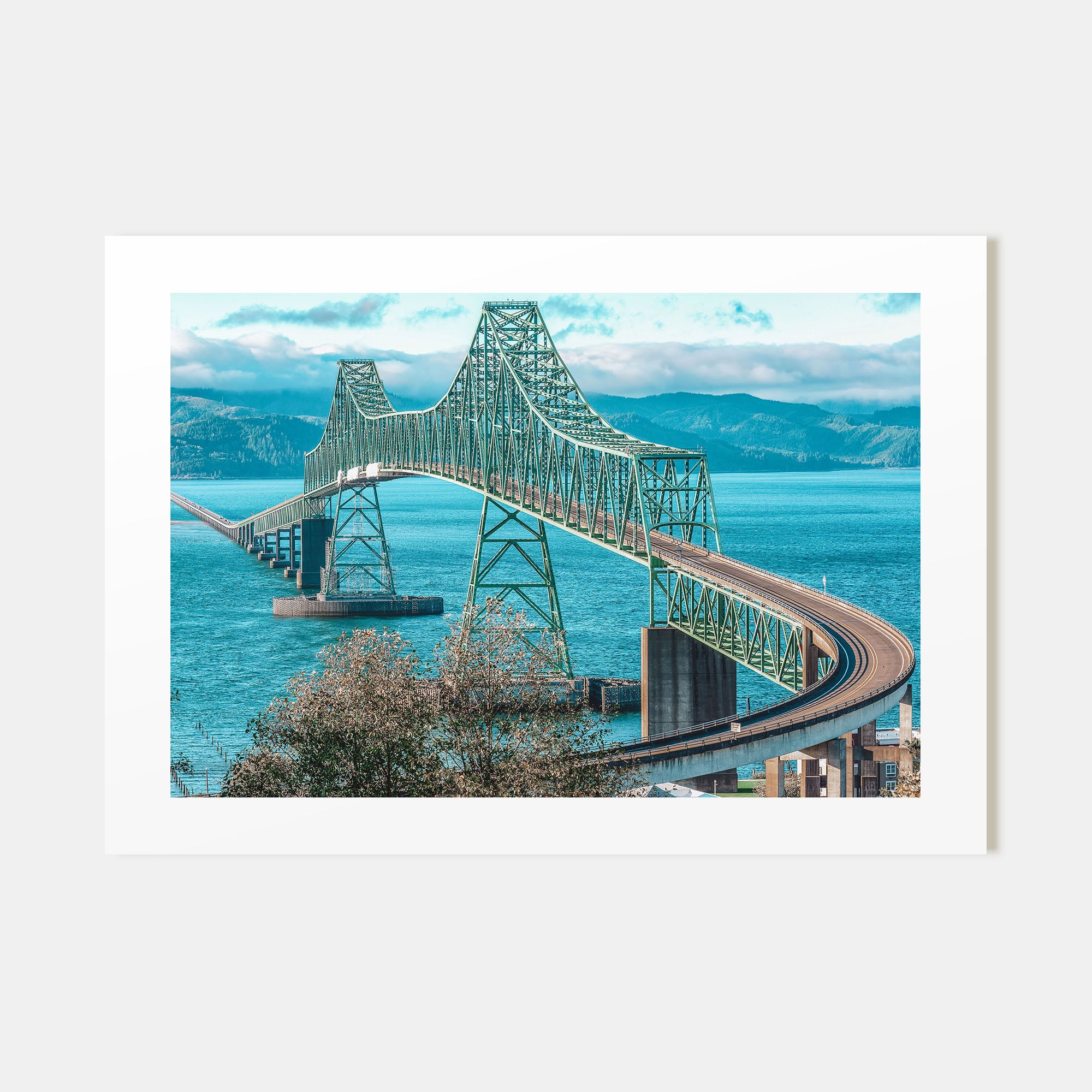 Astoria, Oregon Landscape Color Poster