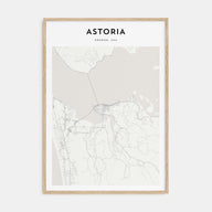 Astoria, Oregon Map Portrait Poster