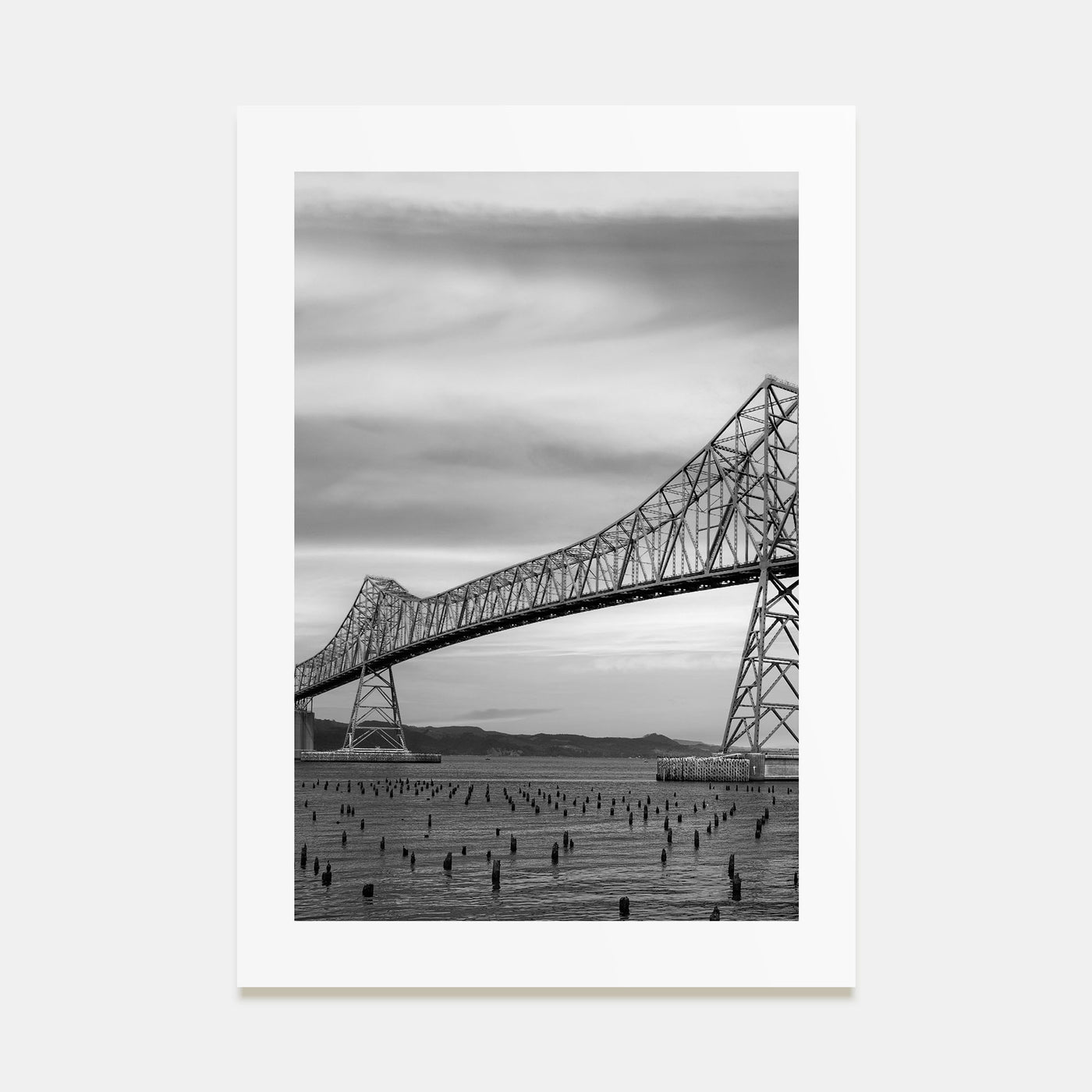 Astoria, Oregon Photo B&W No 1 Poster