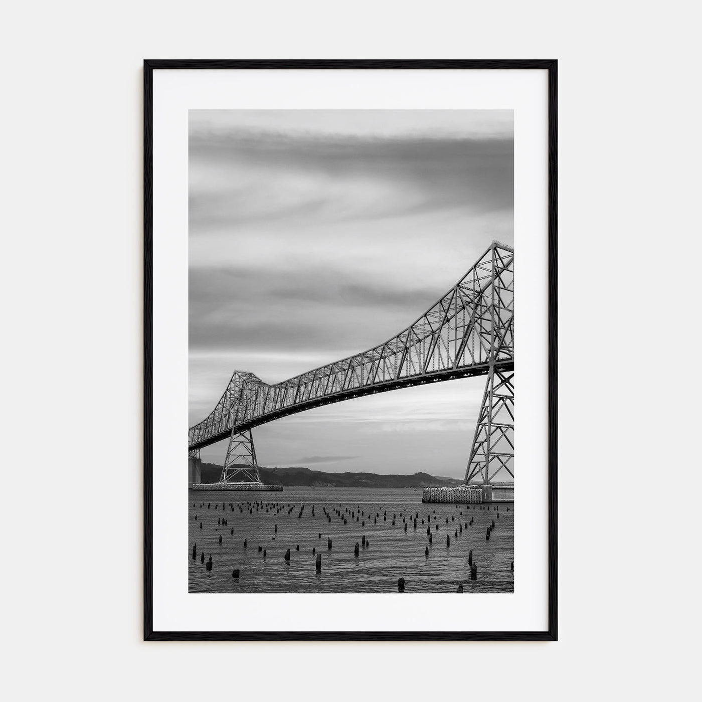 Astoria, Oregon Photo B&W No 1 Poster