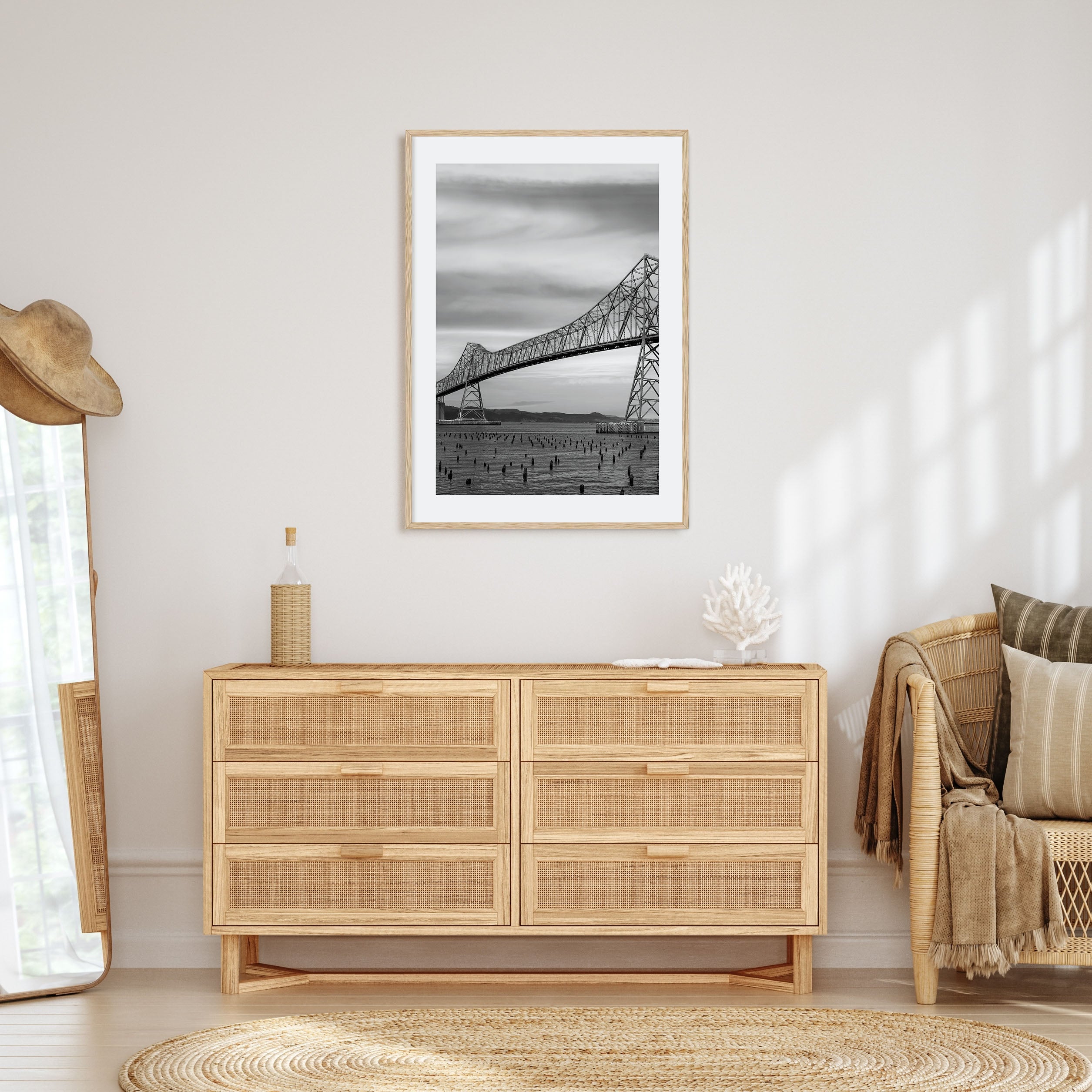 Astoria, Oregon Photo B&W No 1 Poster