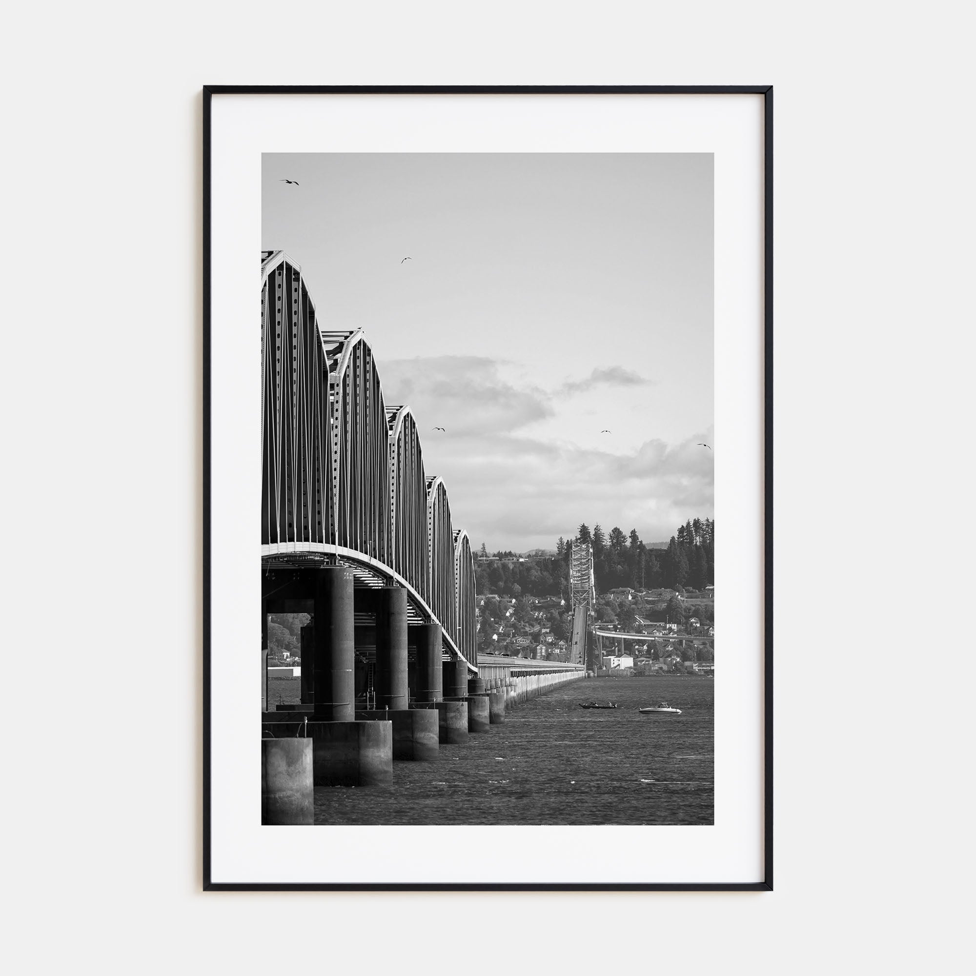 Astoria, Oregon Photo B&W No 2 Poster