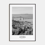 Astoria, Oregon Portrait B&W Poster