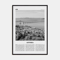 Astoria, Oregon Travel B&W Poster