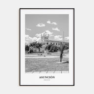 Asunción Portrait B&W Poster