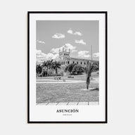 Asunción Portrait B&W Poster