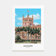 Asunción Portrait Color Poster