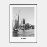 Aswan Portrait B&W Poster