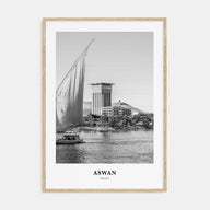 Aswan Portrait B&W Poster