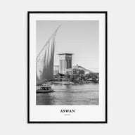 Aswan Portrait B&W Poster