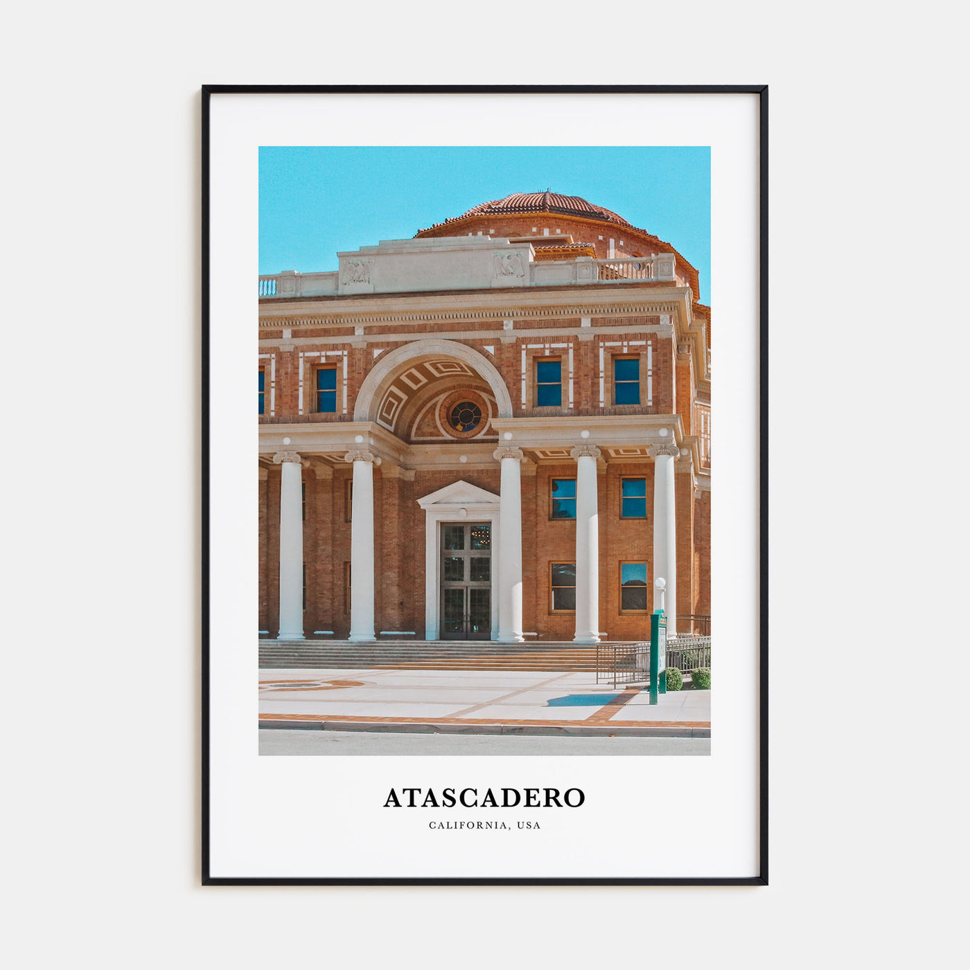 Atascadero Portrait Color Poster
