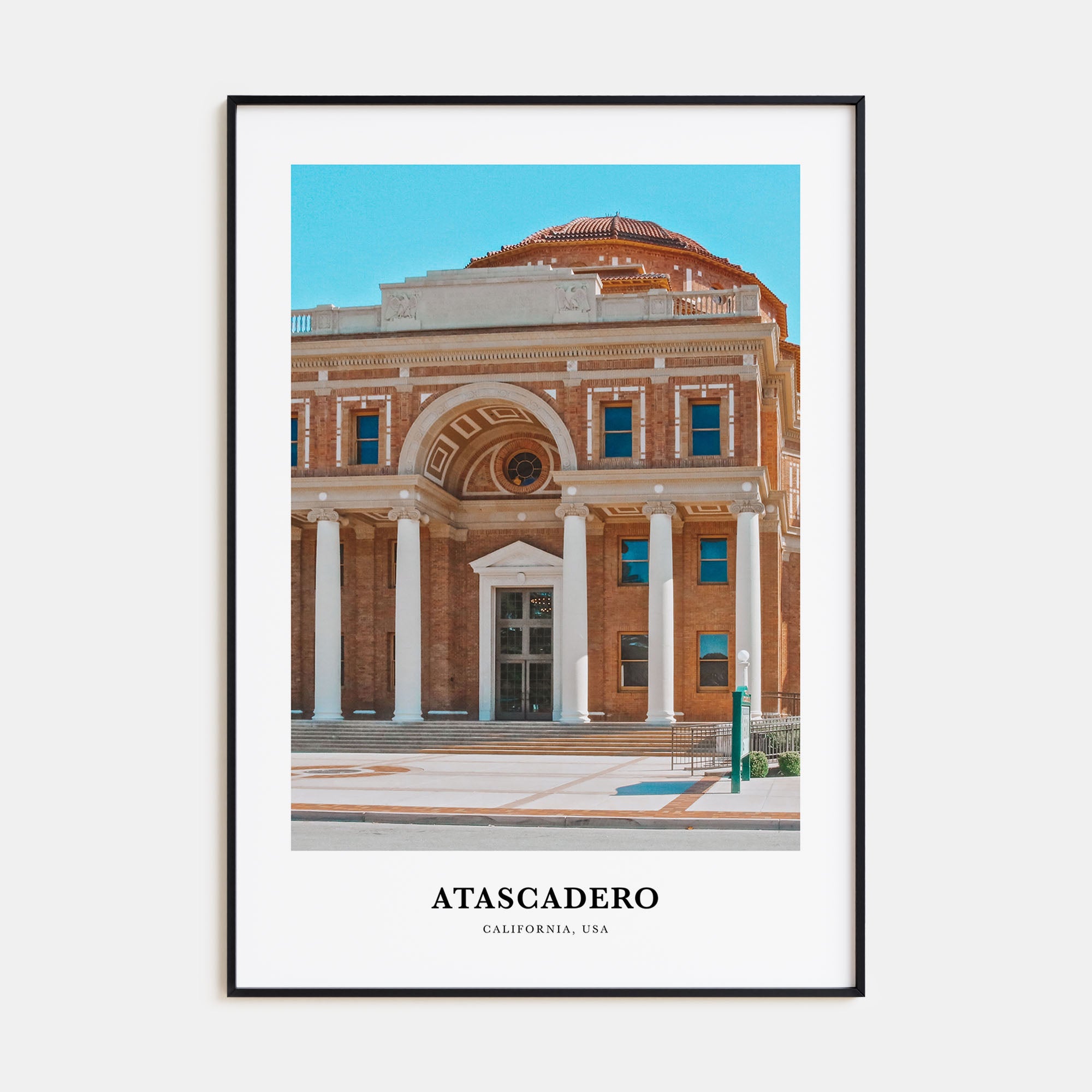 Atascadero Portrait Color Poster