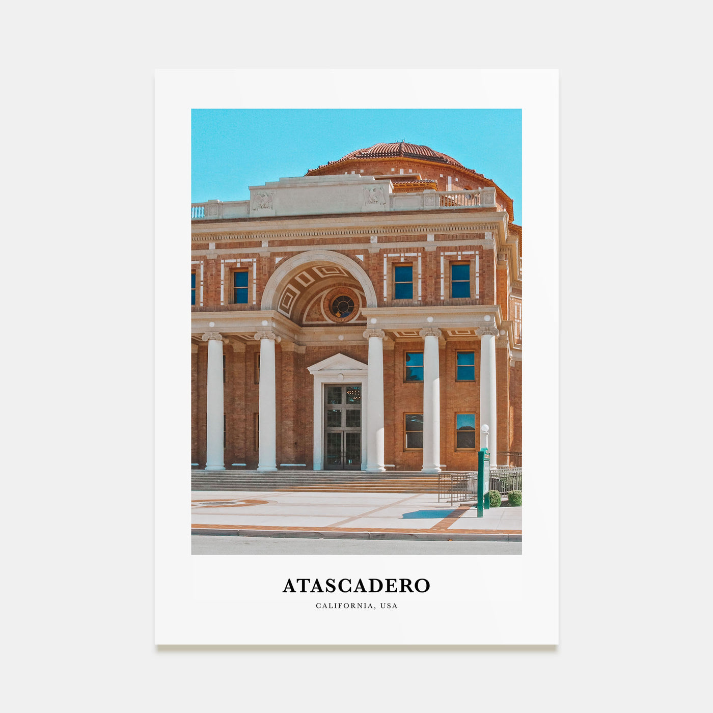 Atascadero Portrait Color Poster