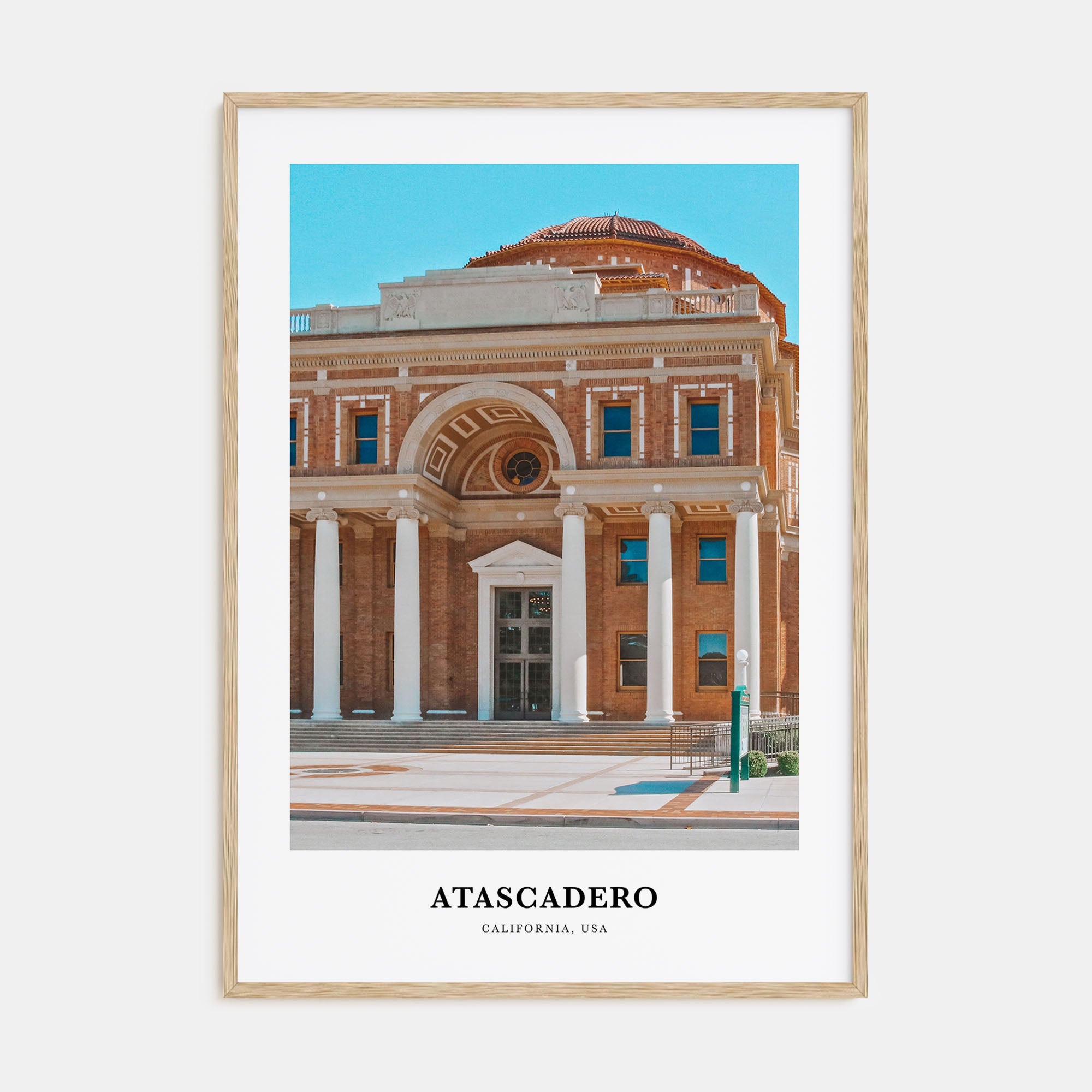 Atascadero Portrait Color Poster