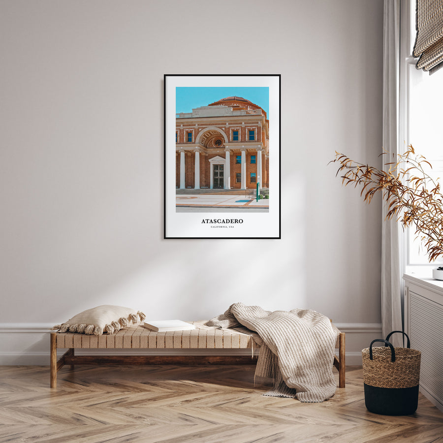 Atascadero Portrait Color Poster