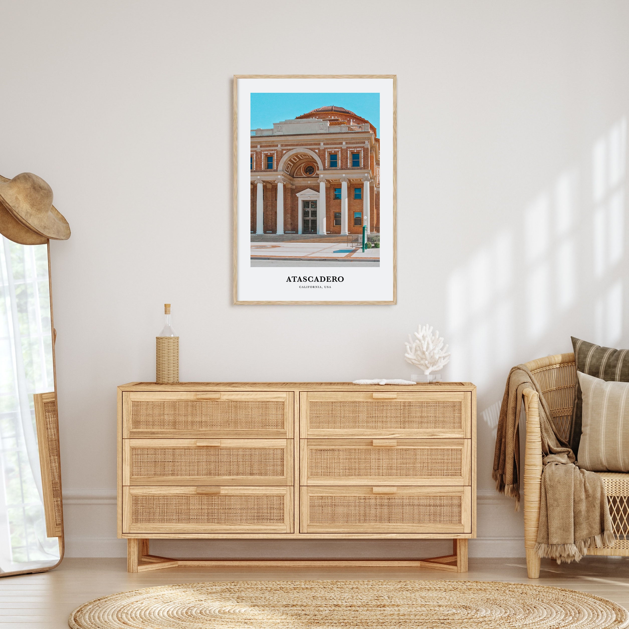 Atascadero Portrait Color Poster