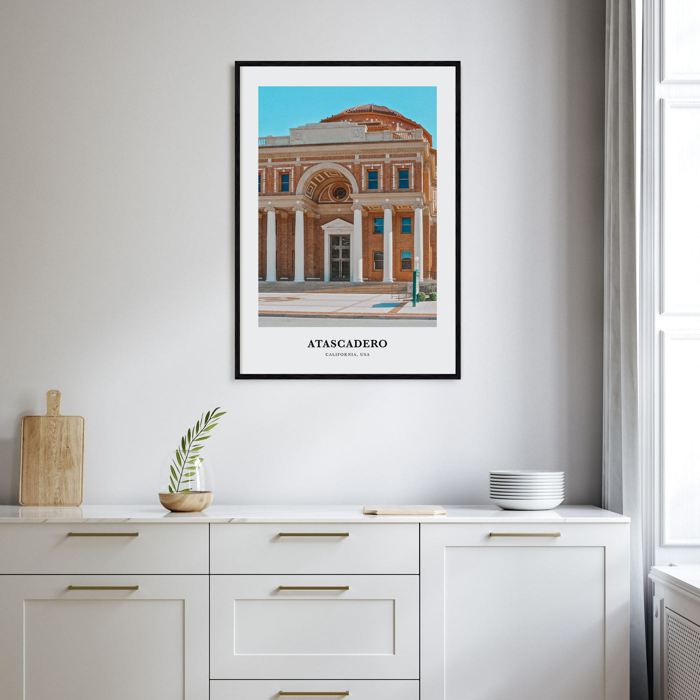 Atascadero Portrait Color Poster