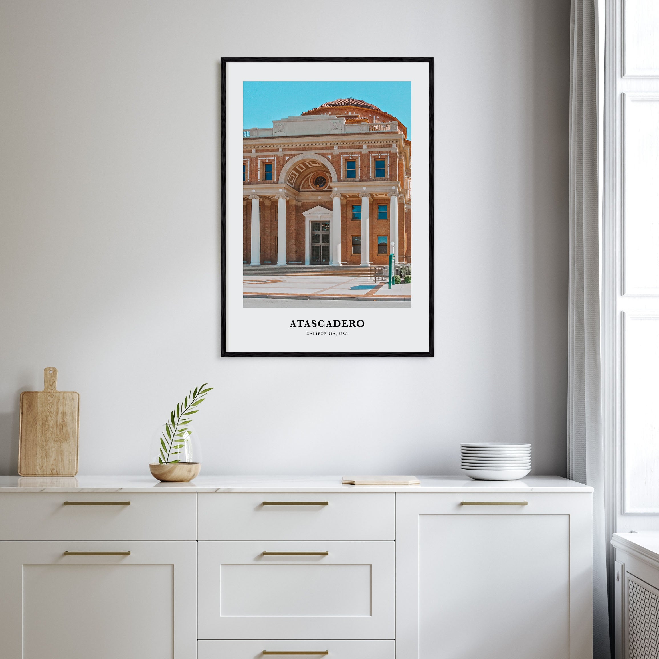 Atascadero Portrait Color Poster