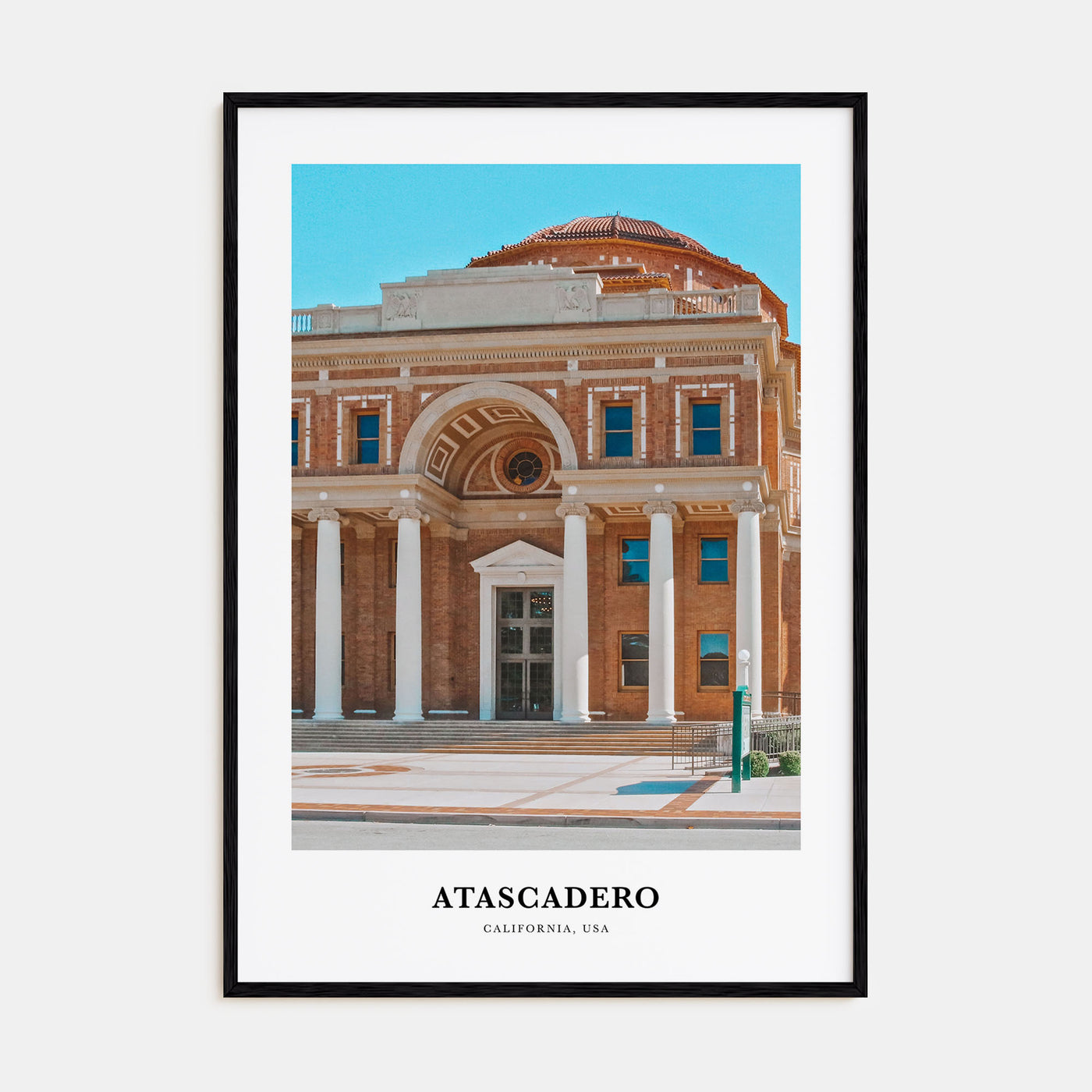 Atascadero Portrait Color Poster