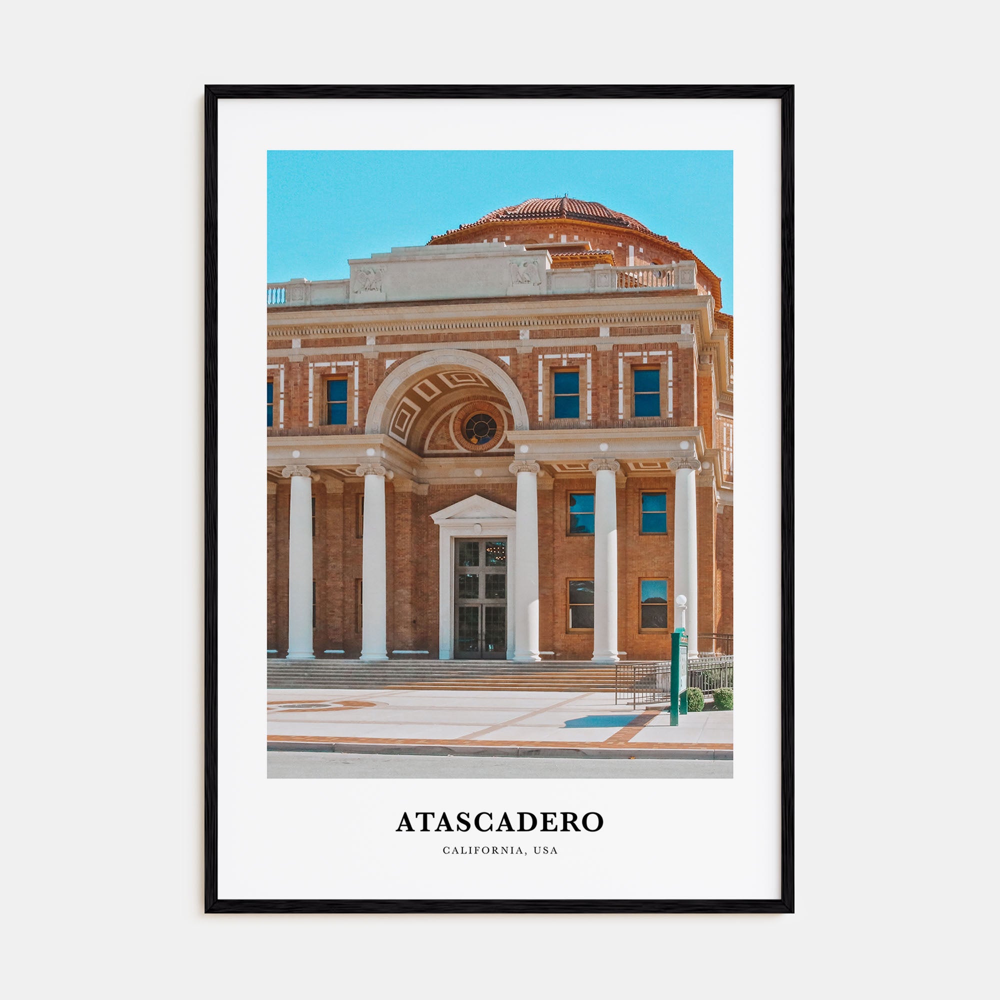 Atascadero Portrait Color Poster
