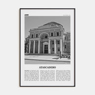 Atascadero Travel B&W Poster