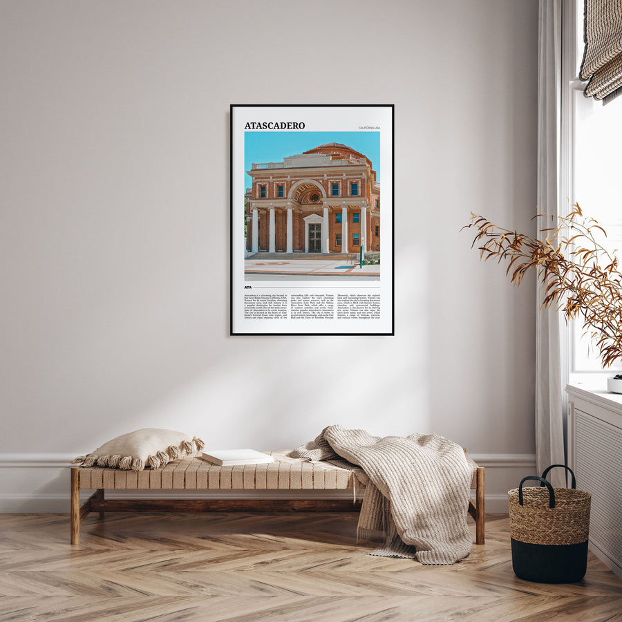 Atascadero Travel Color Poster