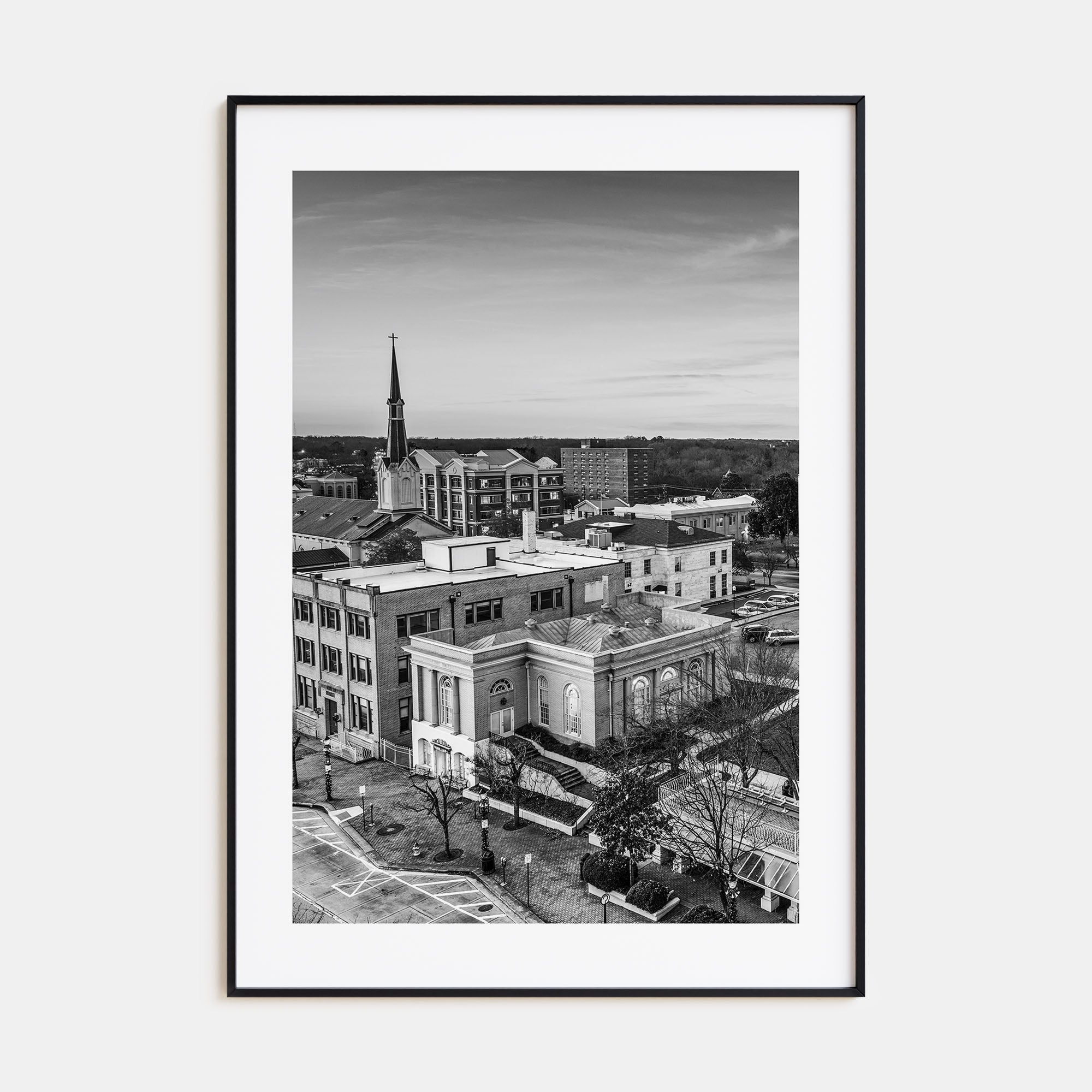 Athens, Georgia Photo B&W Poster