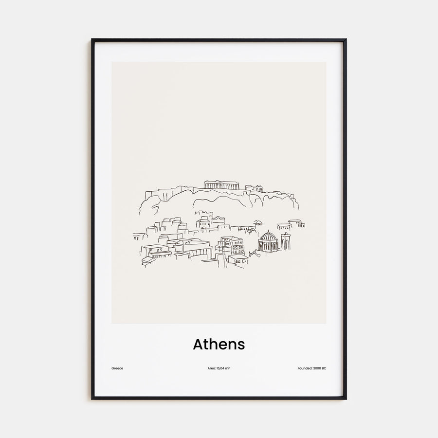 Athens, Greece Drawn No 1 Poster