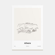 Athens, Greece Drawn No 1 Poster
