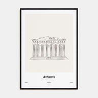 Athens, Greece Drawn No 2 Poster