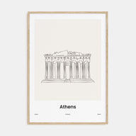 Athens, Greece Drawn No 2 Poster