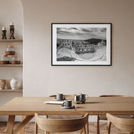 Athens, Greece Landscape B&W Poster