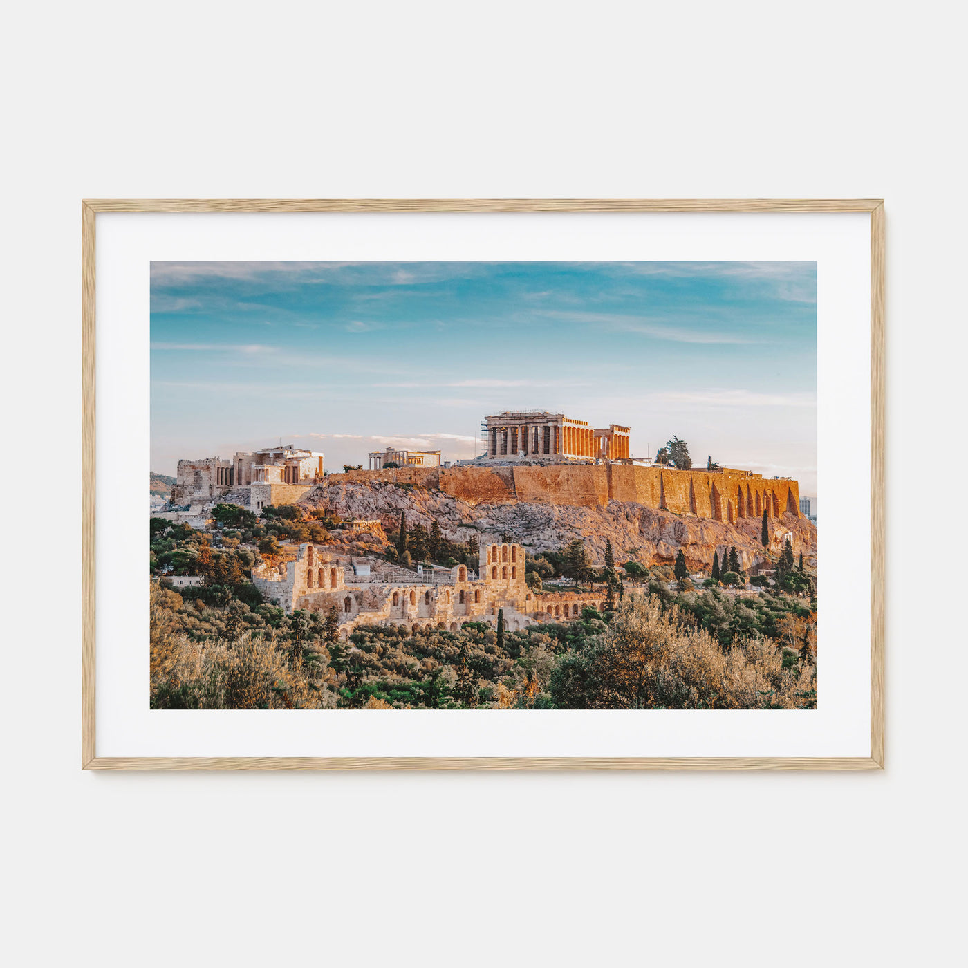 Athens, Greece Landscape Color Poster