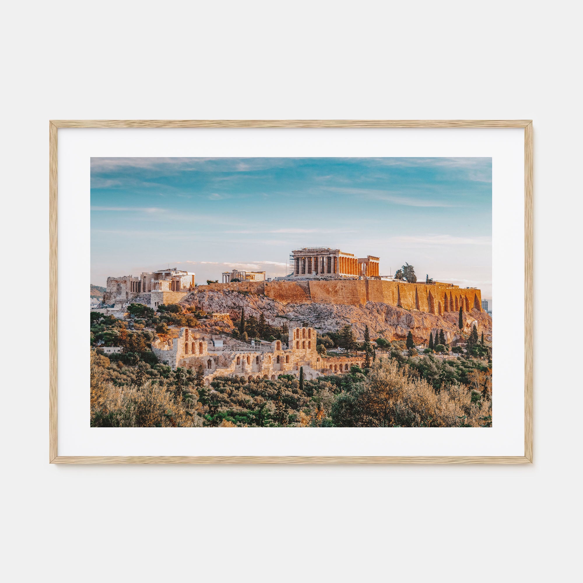Athens, Greece Landscape Color Poster