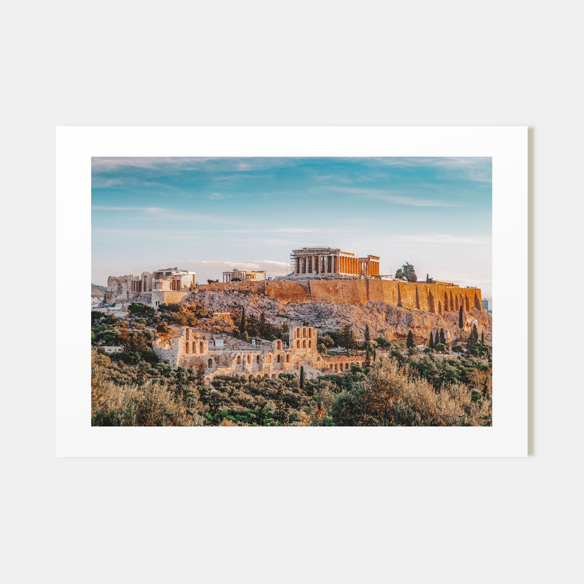 Athens, Greece Landscape Color Poster