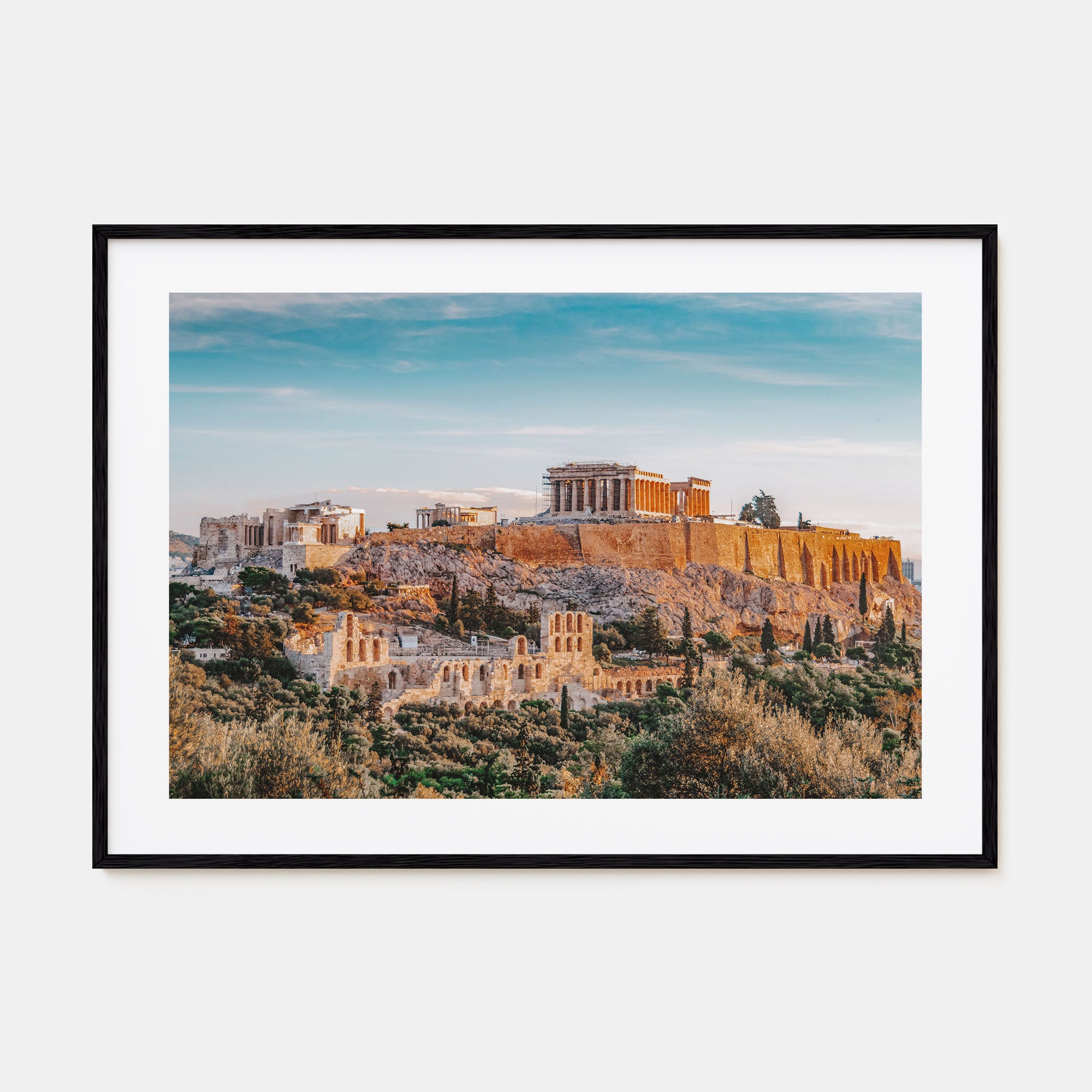 Athens, Greece Landscape Color Poster
