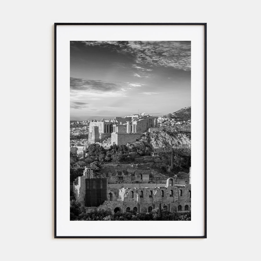 Athens, Greece Photo B&W No 1 Poster