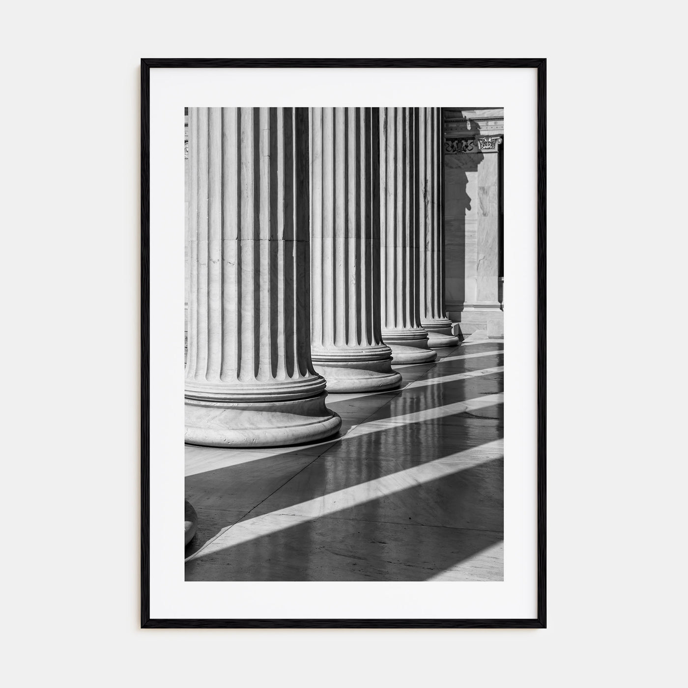 Athens, Greece Photo B&W No 2 Poster