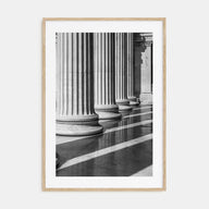 Athens, Greece Photo B&W No 2 Poster