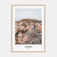 Athens, Greece Portrait Color Poster