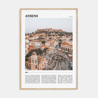 Athens, Greece Travel Color Poster