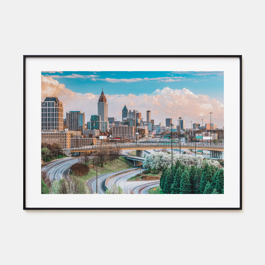 Atlanta Landscape Color Poster