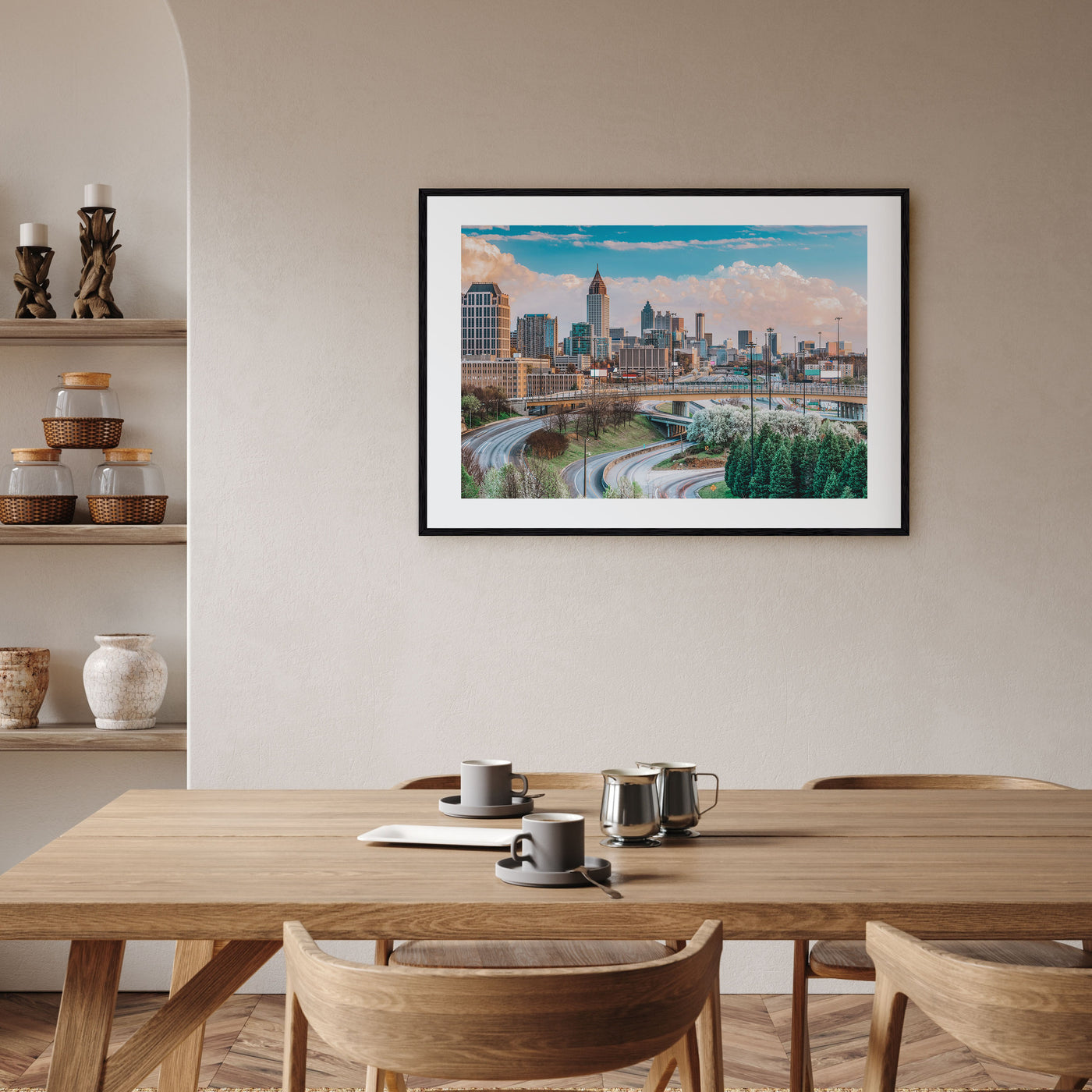 Atlanta Landscape Color Poster