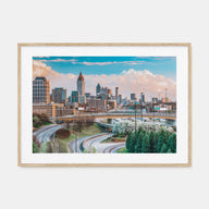 Atlanta Landscape Color Poster