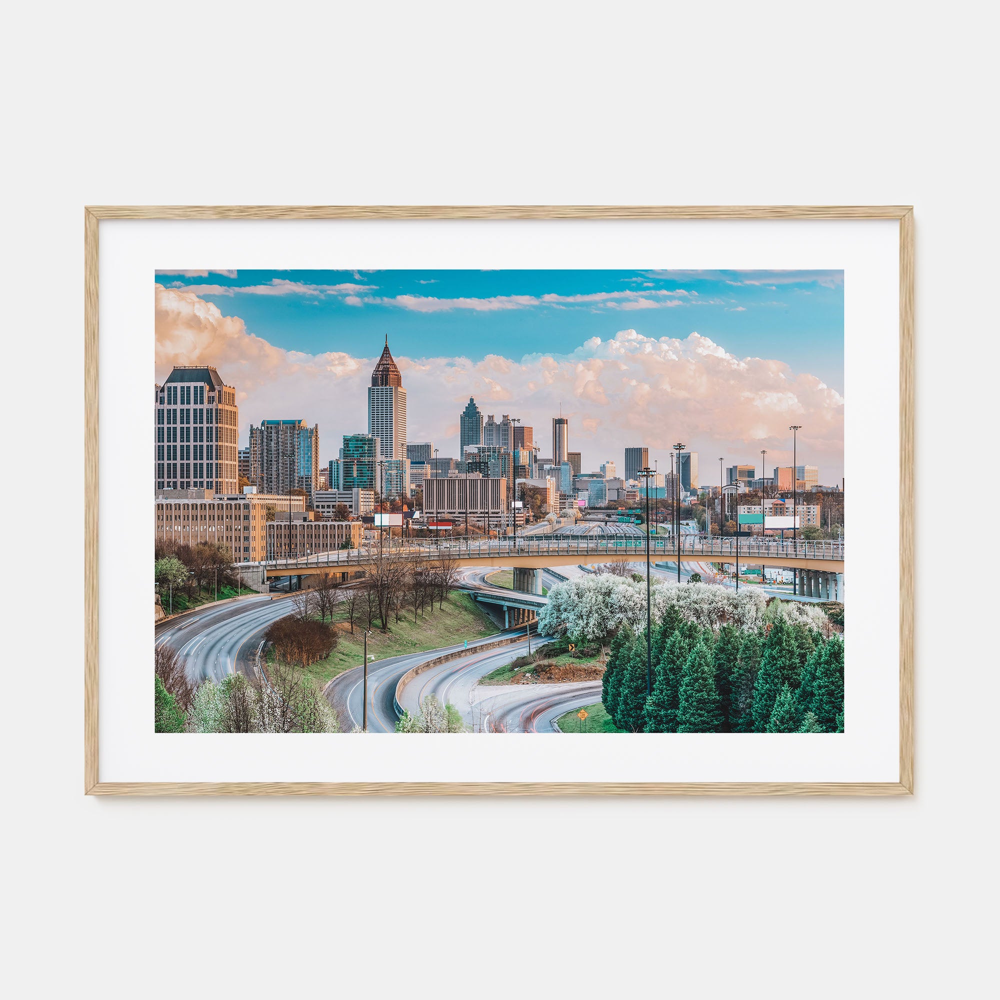 Atlanta Landscape Color Poster
