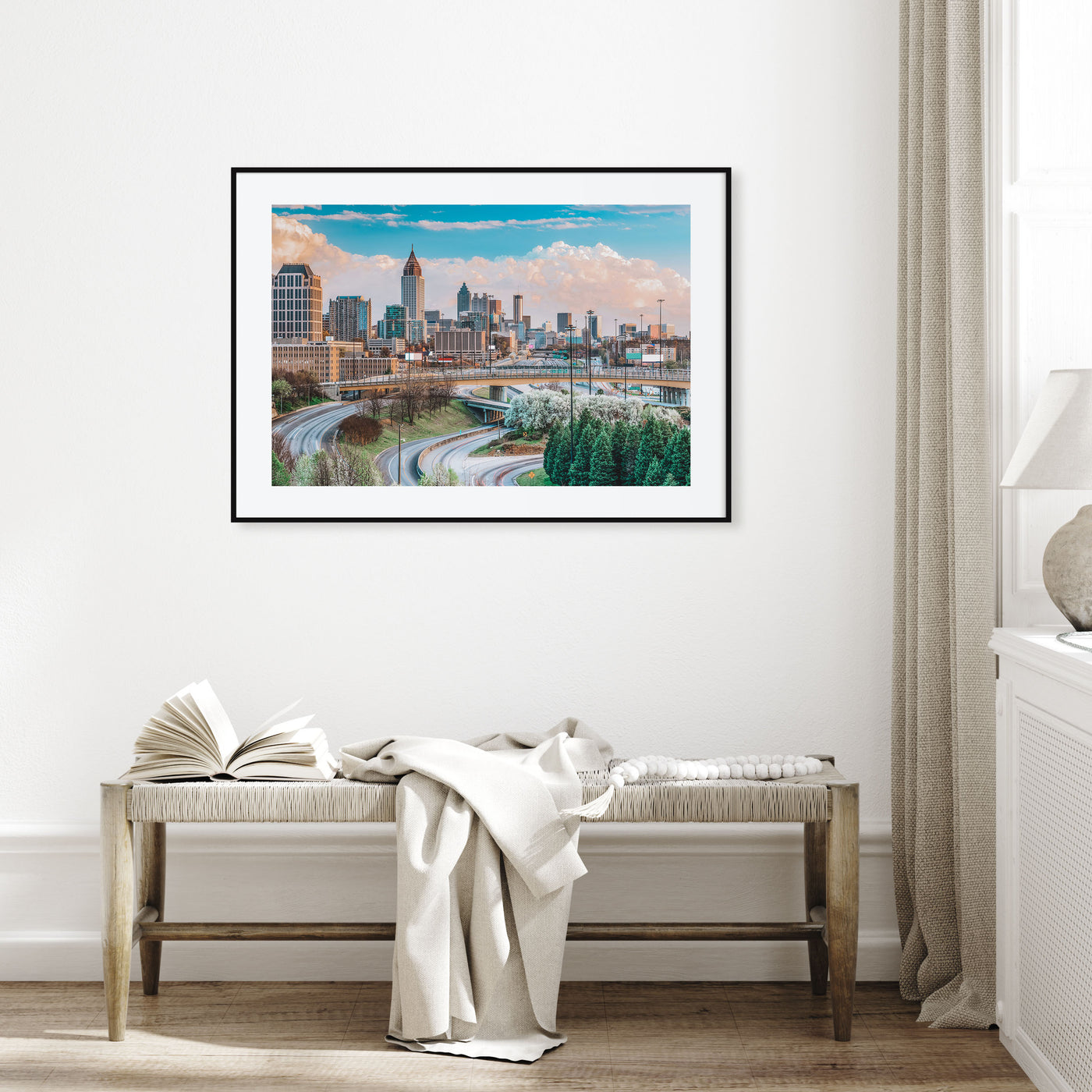 Atlanta Landscape Color Poster