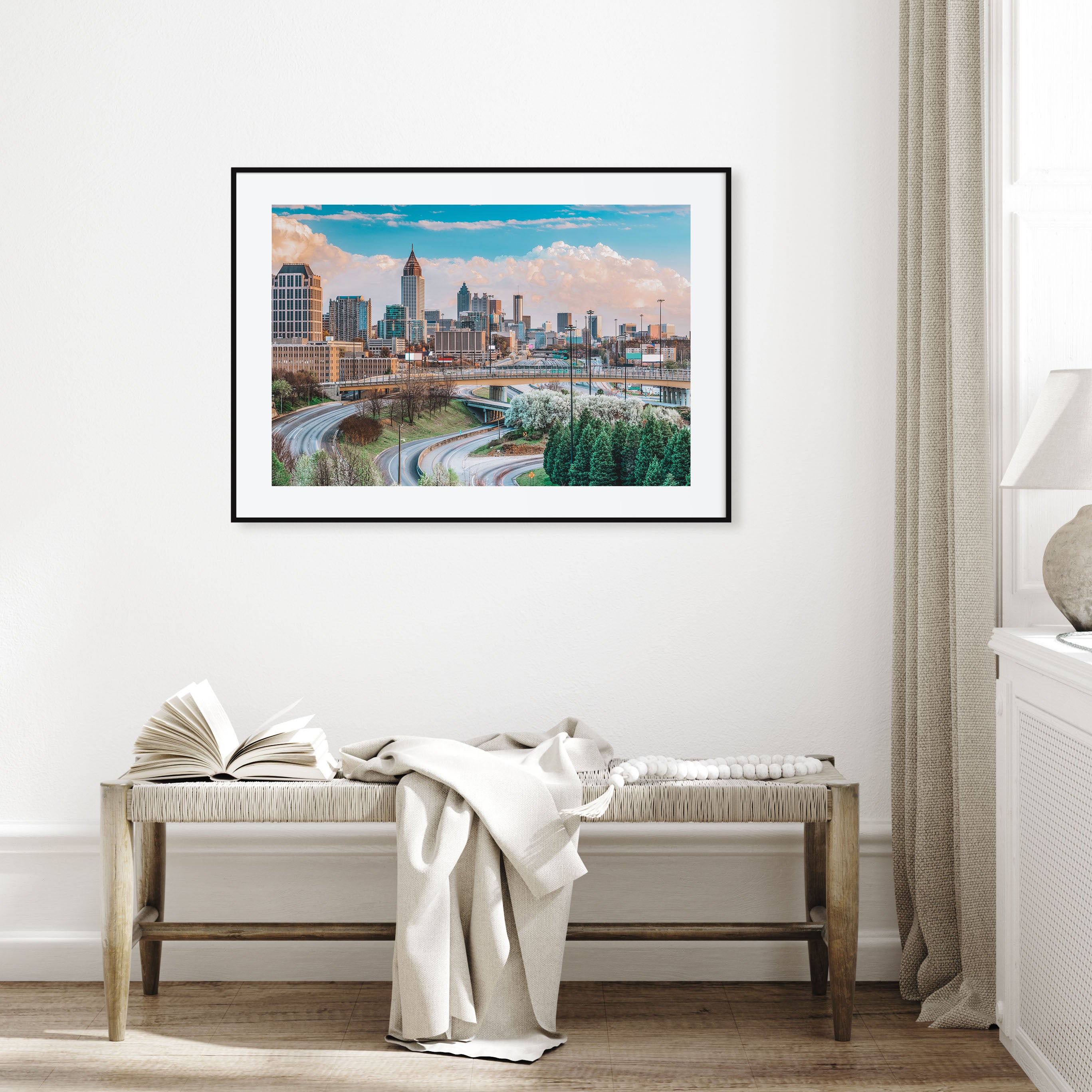 Atlanta Landscape Color Poster