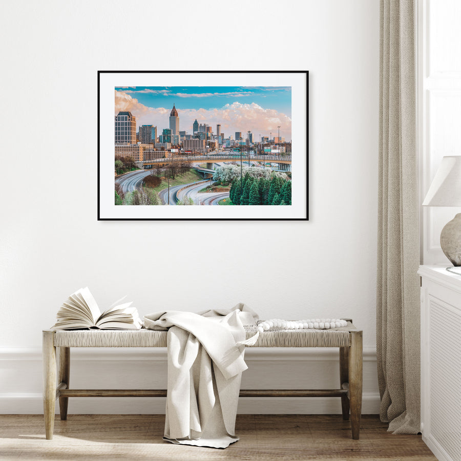 Atlanta Landscape Color Poster