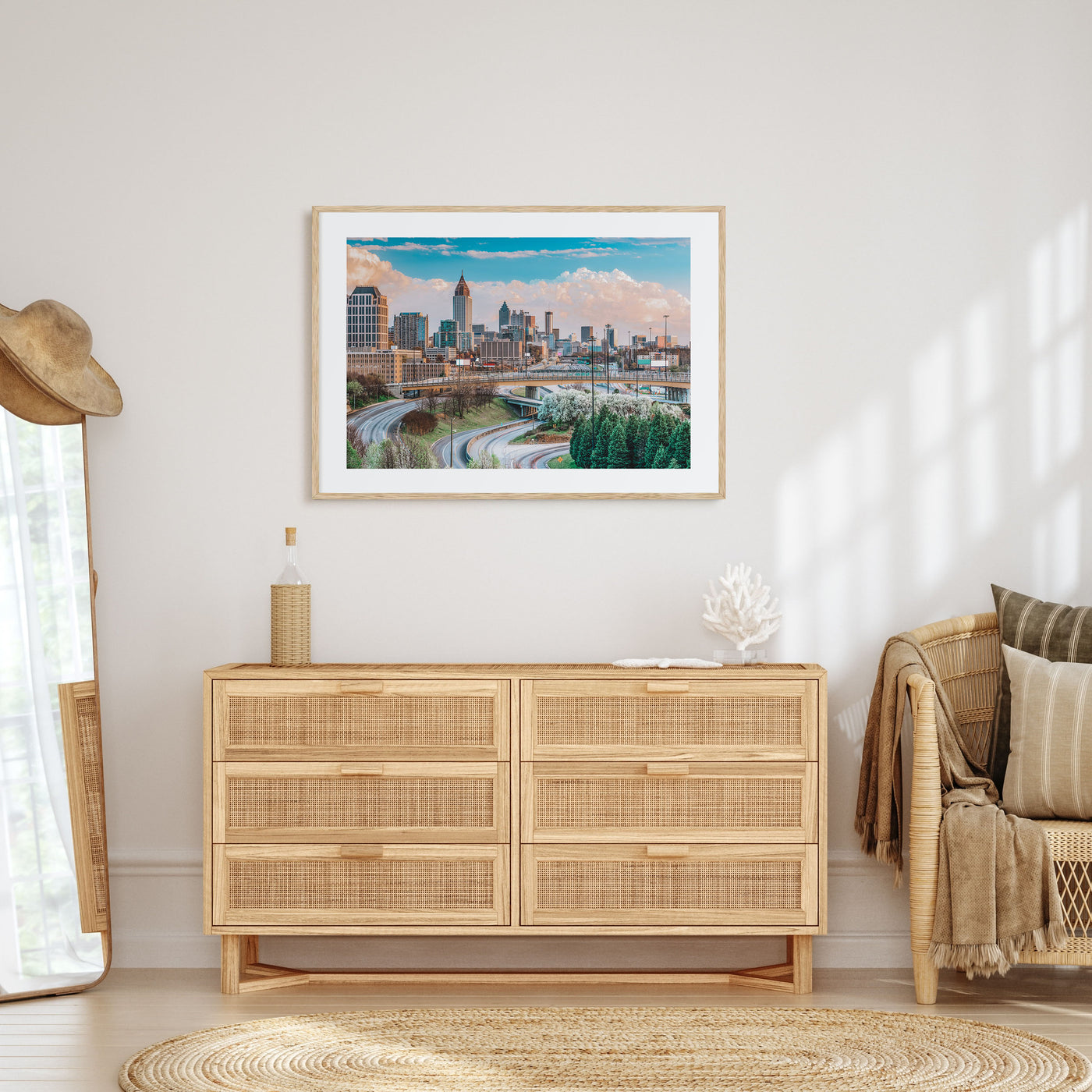 Atlanta Landscape Color Poster