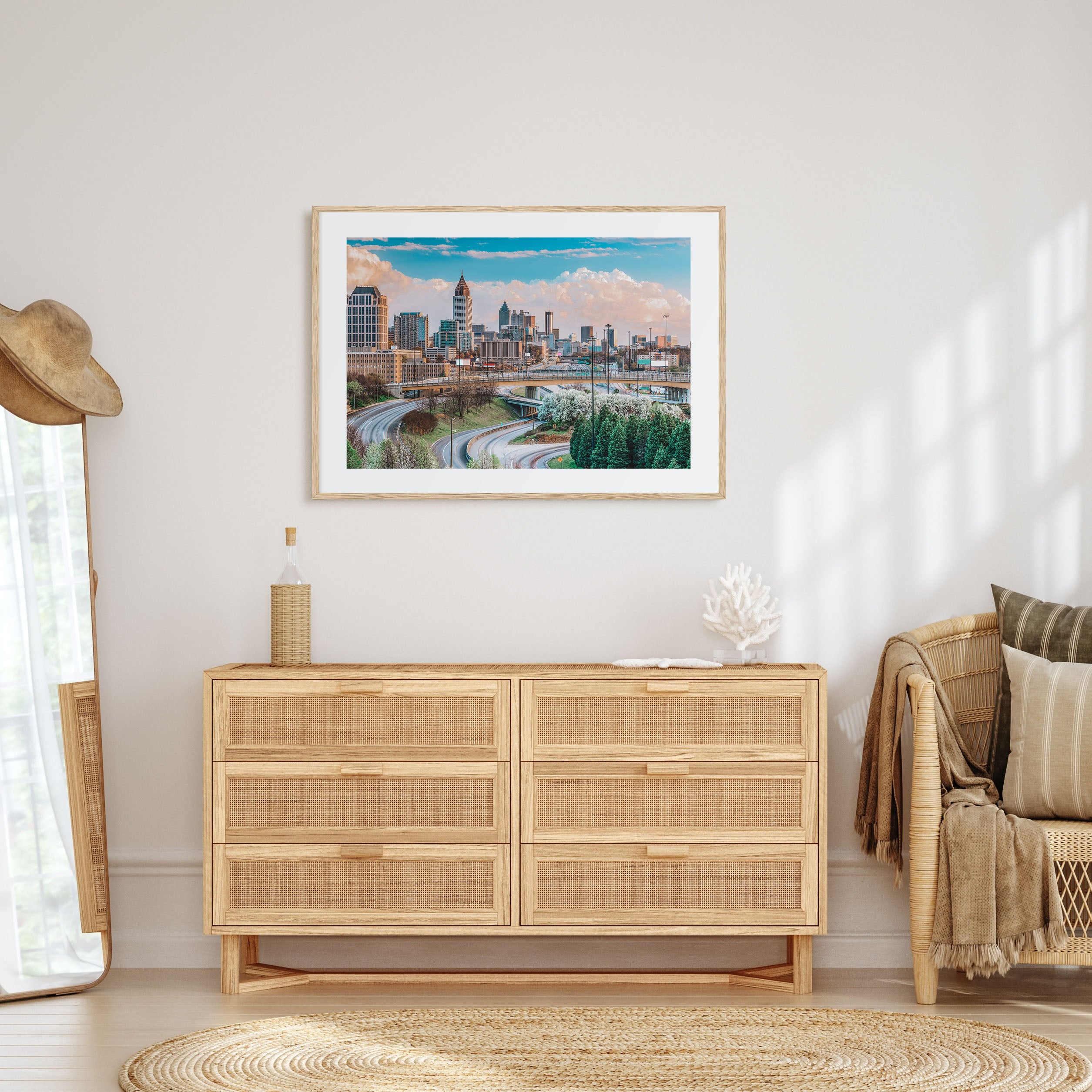Atlanta Landscape Color Poster
